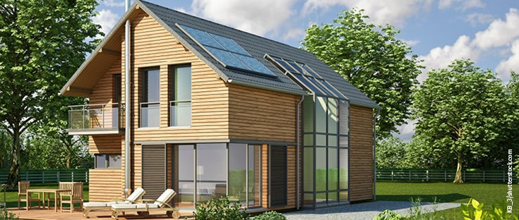 Einfamilienhaus mit Holzfassade